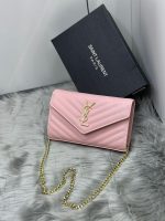 YSL Cassandre Mini Leather Crossbody Bag