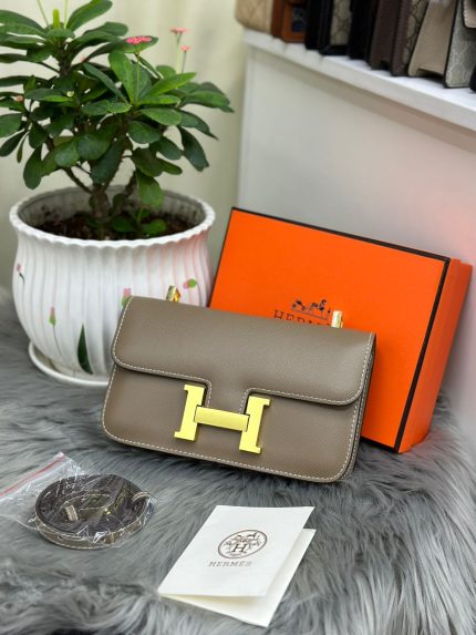 Hermès Constance Mini Leather Crossbody Bag