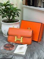Hermès Constance Mini Leather Crossbody Bag