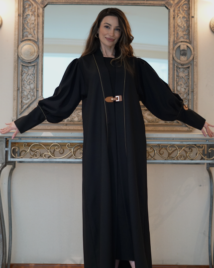 Gilded Nocturne Abaya