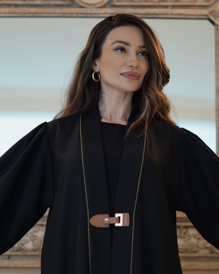 Gilded Nocturne Abaya