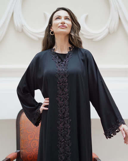 Twilight Bloom Abaya